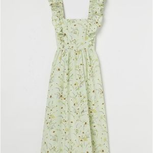 H&M Floral Poplin women dress, size M